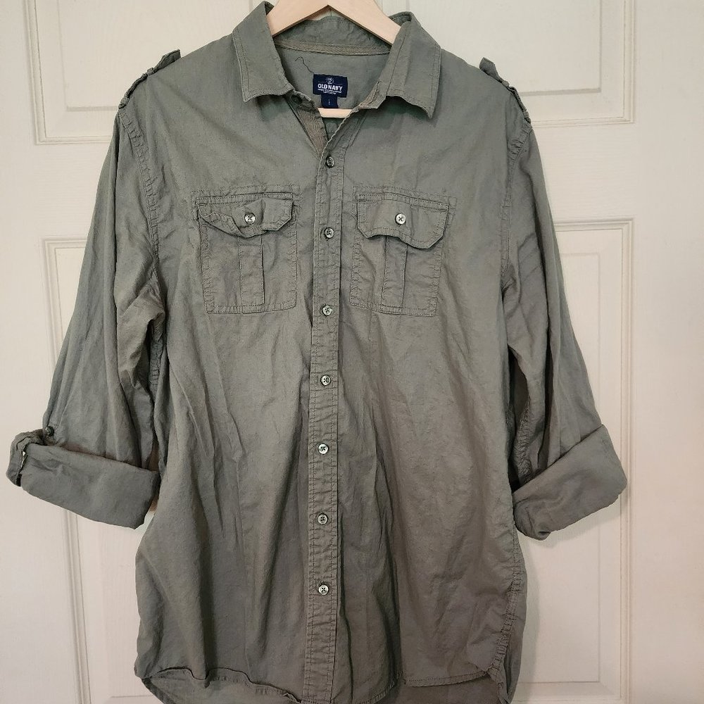 Mens Button Down Shirt